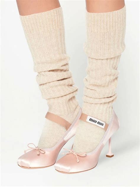 miu miu satin ballet pumps|Shop Miu Miu Satin Ballet Pumps .